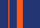 Royalblau/Orange