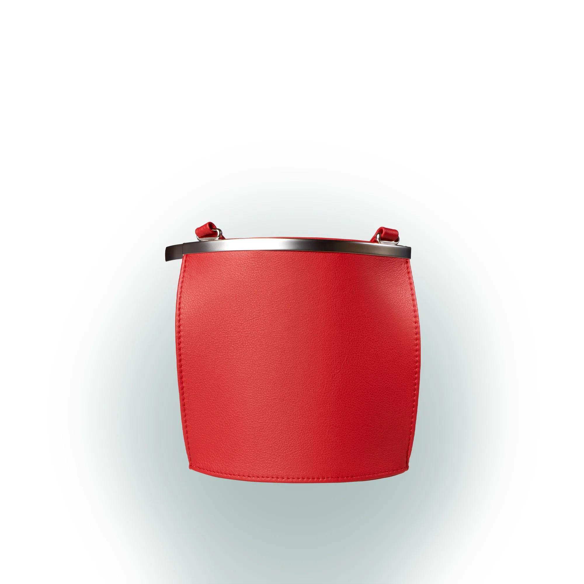 Olbrish Handtasche Arcade, Nappaleder Rot, Größe S, Vorderwand