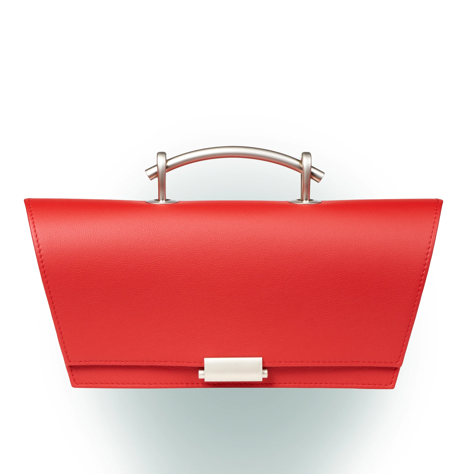 Olbrish Handtasche Torii, Nappaleder Rot, Größe L, Vorderwand
