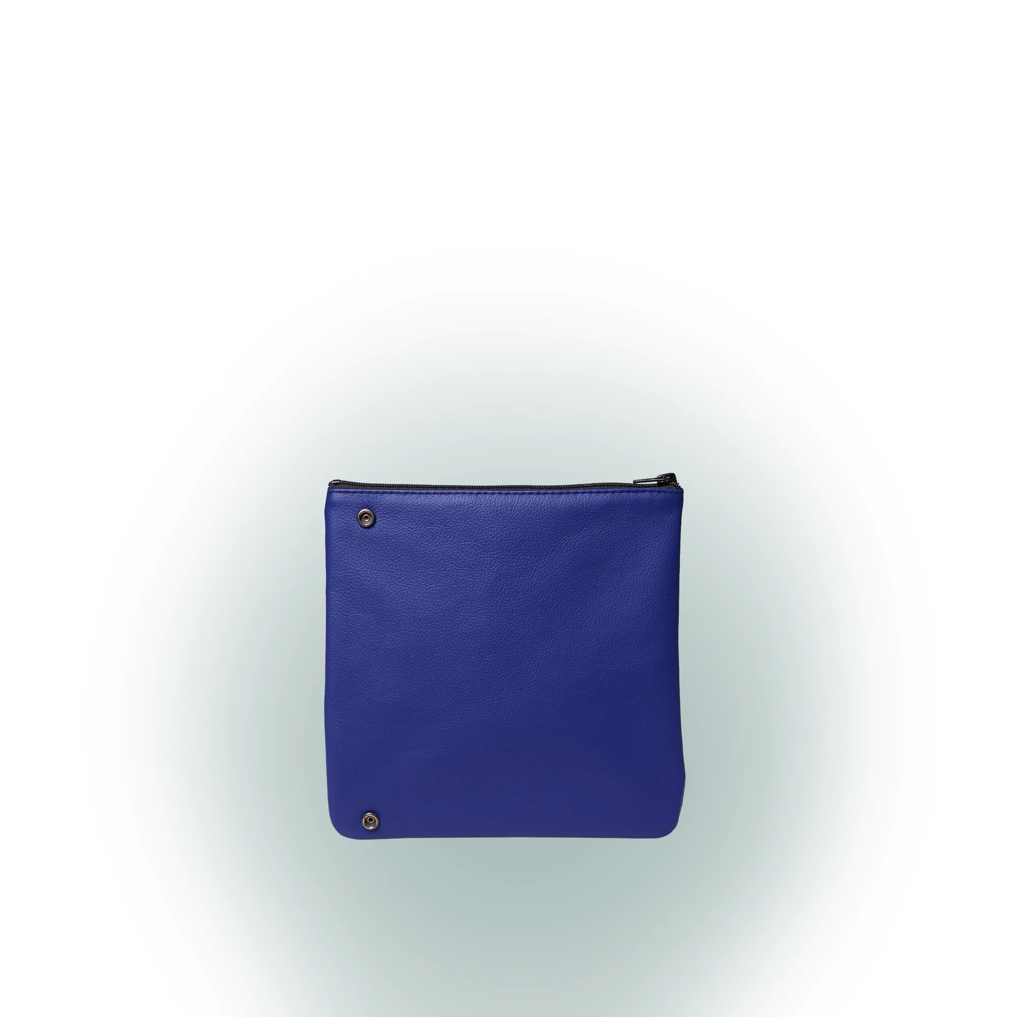 Olbrish Handtasche Dingi, Nappaleder Royalblau, Größe M, Vorderwand