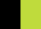 Black/apple green