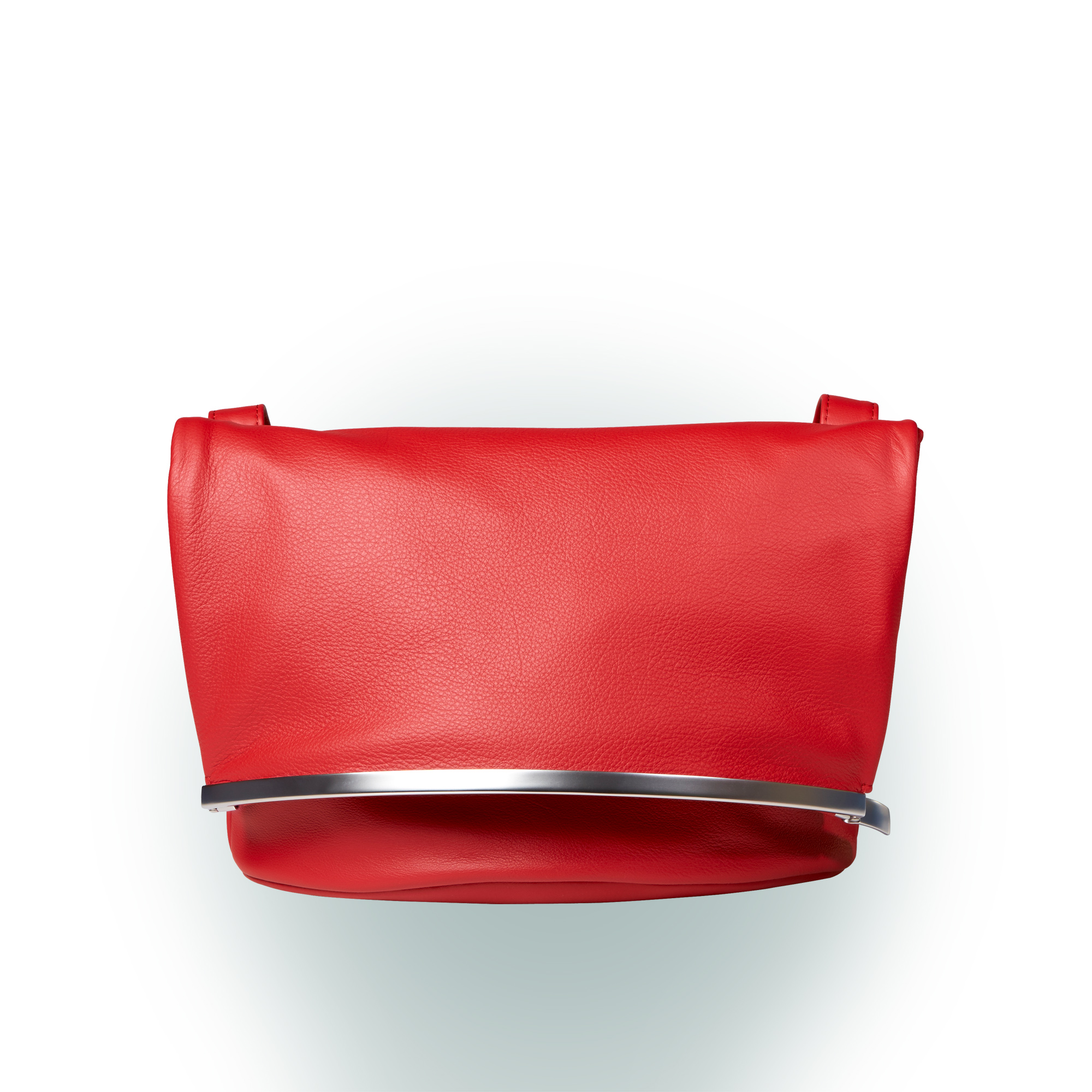Olbrish Handtasche Wandelbar, Nappaleder Rot, Größe L, Vorderwand