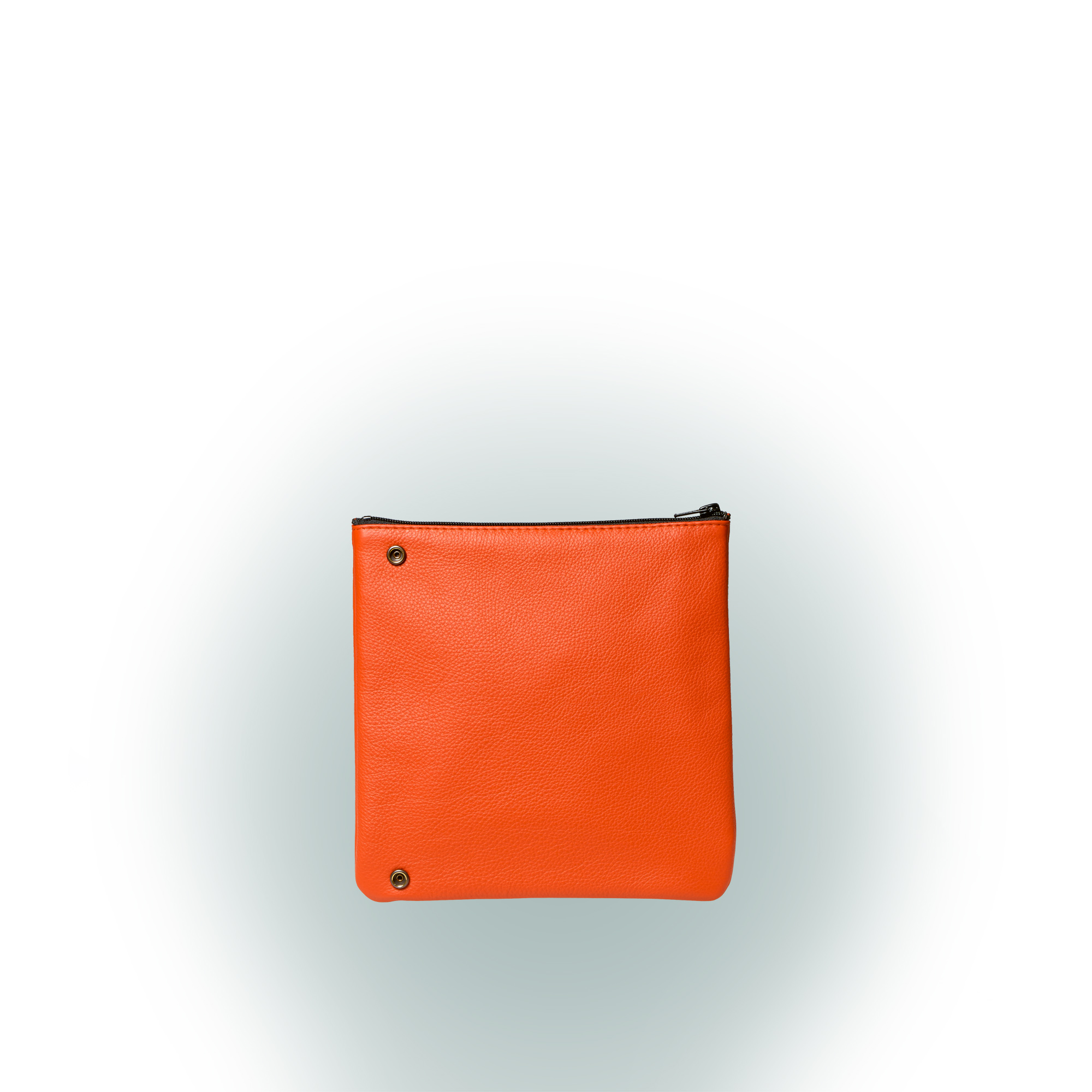 Olbrish Handtasche Dingi, Nappaleder Orange, Größe M, Vorderwand
