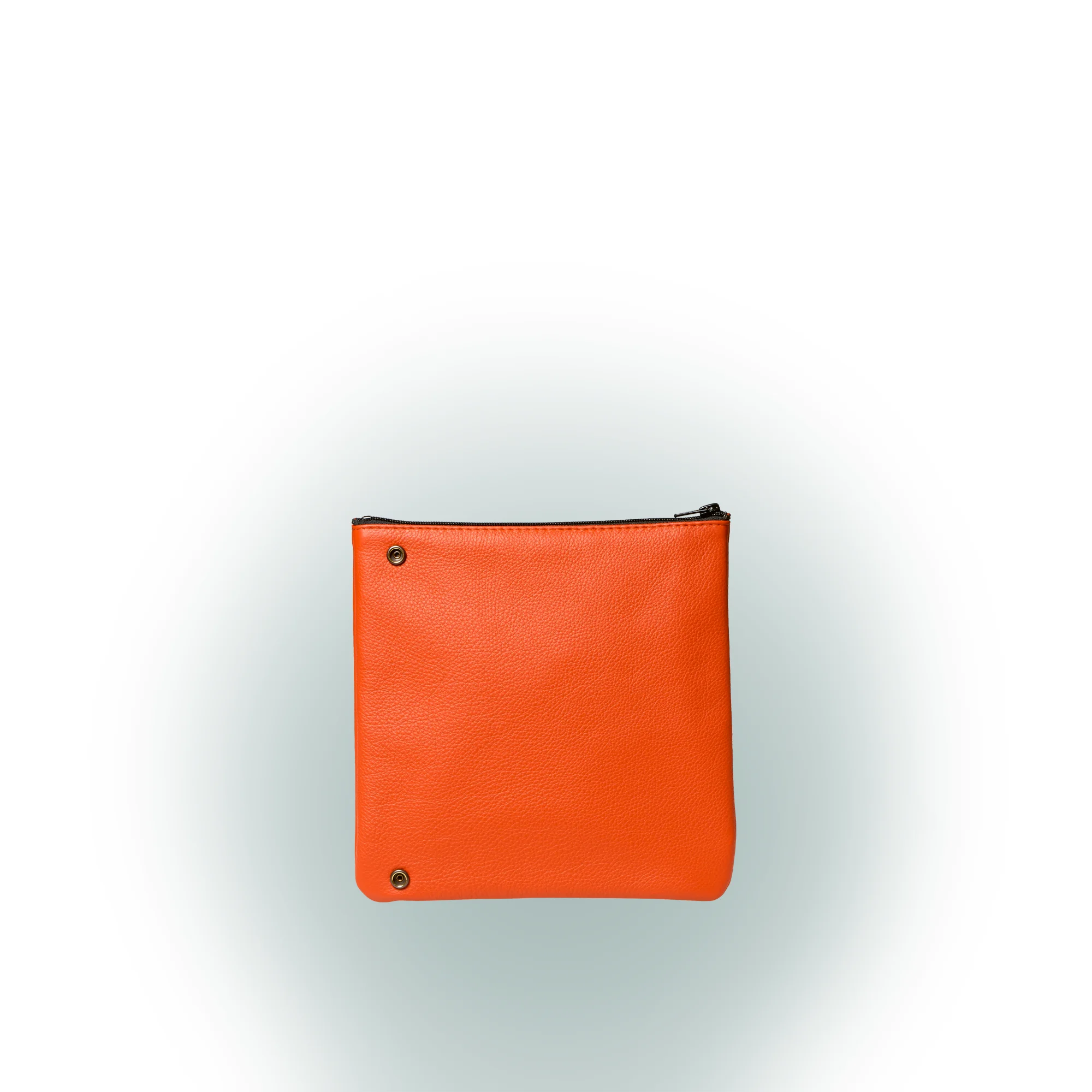 Olbrish Handtasche Dingi, Nappaleder Orange, Größe M, Vorderwand