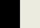 Black/Creamy white