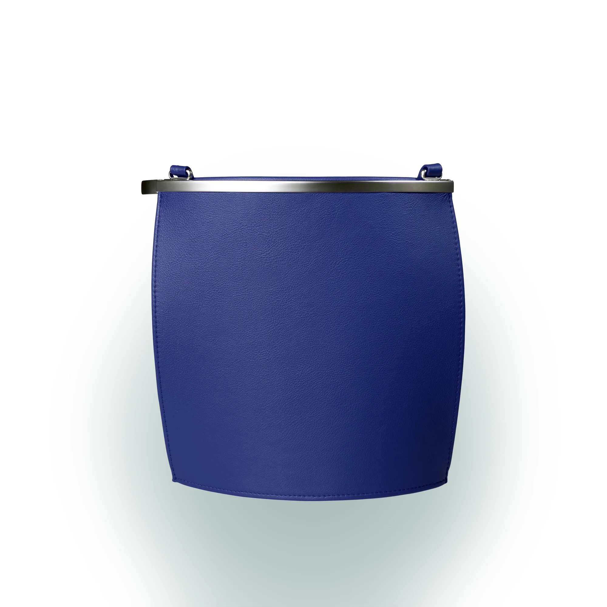 Olbrish Handtasche Arcade, Nappaleder Royalblau, Größe M, Vorderwand
